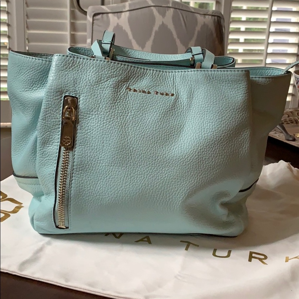 Trina Turk Pebbled Leather Small Shoulder Bag/Tote